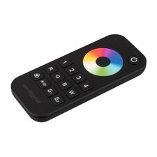Arlight 023477 Пульт SMART-R26-RGBW Black (4 зоны, 2,4G) (Arlight, IP20 Пластик, 5 лет) 023477