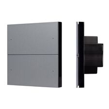 Arlight 039311 INTELLIGENT ARLIGHT Кнопочная панель SMART-DMX512-801-22-4G-4SC-DIM-IN Grey (230V, 2,4G) (IARL, IP20 Пластик, 5 лет) 039311