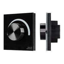 Arlight 033753 Панель SMART-P1-DIM-G-IN Black (3V, Rotary, 2,4G) (Arlight, IP20 Пластик, 5 лет) 033753