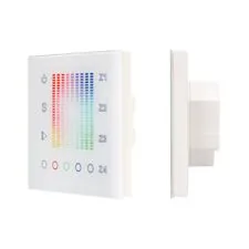 Arlight 018202 Панель Sens SR-2831AC-RF-IN White (220V,RGB,4зоны) (Arlight, IP20 Пластик, 3 года) 018202