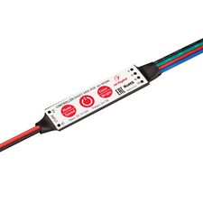 Arlight 031606 Контроллер SMART-MINI-RGB (12-24V, 3x1,5A) (Arlight, IP20 Пластик, 5 лет) 031606