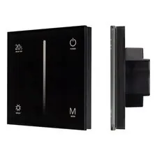 Arlight 028110 Панель SMART-P36-DIM-IN Black (230V, 1,2A, TRIAC, Sens, 2,4G) (Arlight, IP20 Пластик, 5 лет) 028110