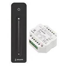 Arlight 039331 INTELLIGENT ARLIGHT Диммер SMART-SET-TRIAC-601-72-DIM-PD-IN Black (230V, 1x1,5A, ПДУ LINE, TY, 2,4G) (IARL, IP20 Пластик, 5 лет) 039331