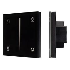 Arlight 028110 Панель SMART-P36-DIM-IN Black (230V, 1,2A, TRIAC, Sens, 2,4G) (Arlight, IP20 Пластик, 5 лет) 028110