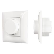 Arlight 033010 Панель SMART-P14-DIM-P-IN White (230V, 1,5A, 0/1-10V, Rotary, 2,4G) (Arlight, IP20 Пластик, 5 лет) 033010