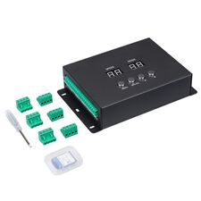 Arlight 024323 Контроллер DMX-5000 (220V, SD-card, 5x512) (Arlight, IP20 Металл, 1 год) 024323