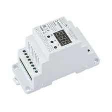 Arlight 028422 INTELLIGENT ARLIGHT Диммер SMART-DALI-104-62-ADDR-DIM-DT6-DIN White (12-24V, 4x5A) (IARL, IP20 Пластик, 5 лет) 028422