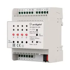 Arlight 023042 Контроллер тока SR-KN041CC-DIN (12-48V, 4x350/700mA) (Arlight, IP20 Пластик, 2 года) 023042
