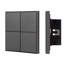 Arlight 039667 INTELLIGENT ARLIGHT Кнопочная панельNX-304-23-IN Black (BUS, Frame) (IARL, IP20 Металл, 2 года) 039667
