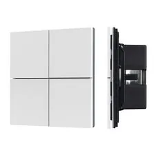 Arlight 038365 INTELLIGENT ARLIGHT Кнопочная панельNX-304-23-IN White (BUS, Frameless) (IARL, IP20 Металл, 2 года) 038365