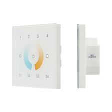 Arlight 037198 INTELLIGENT ARLIGHT Сенсорная панель DALI-901-11-4G-4SC-MIX-DT8-IN White (BUS/230V) (IARL, IP20 Пластик, 3 года) 037198