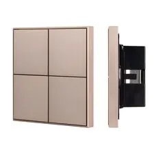 Arlight 039669 INTELLIGENT ARLIGHT Кнопочная панельNX-304-23-IN Champagne (BUS, Frame) (IARL, IP20 Металл, 2 года) 039669