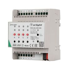 Arlight 025660 INTELLIGENT ARLIGHT ДиммерNX-204-DIM-DIN (12-48V, 8x0,35/4x0,7/2x1A) (IARL, IP20 Пластик, 2 года) 025660