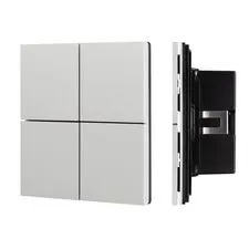 Arlight 039662 INTELLIGENT ARLIGHT Кнопочная панельNX-304-23-IN Silver (BUS, Frameless) (IARL, IP20 Металл, 2 года) 039662