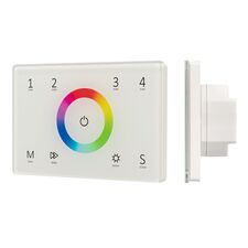 Arlight 028402 Панель Sens SMART-P83-RGB White (230V, 4 зоны, 2,4G) (Arlight, IP20 Пластик, 5 лет) 028402
