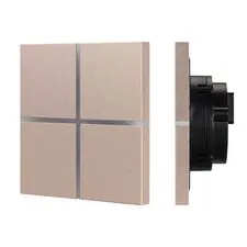 Arlight 039670 INTELLIGENT ARLIGHT Сенсорная панельNX-304-13-IN Champagne (BUS, Frameless) (IARL, IP20 Металл, 2 года) 039670