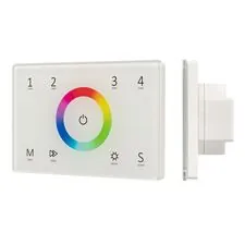 Arlight 028402 Панель Sens SMART-P83-RGB White (230V, 4 зоны, 2,4G) (Arlight, IP20 Пластик, 5 лет) 028402