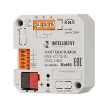 Arlight 038406 INTELLIGENT ARLIGHT Модуль управления шторамиNX-502-72-IN (BUS, 2x8A) (IARL, IP20 Пластик, 3 года) 038406