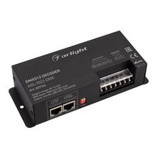 Arlight 027144 Декодер ARL-7022-DMX (12-24V, 3x8A, DMX512, XLR3) (Arlight, IP20 Металл, 3 года) 027144