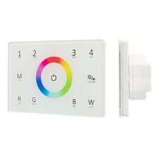 Arlight 028404 Панель Sens SMART-P85-RGBW White (230V, 4 зоны, 2,4G) (Arlight, IP20 Пластик, 5 лет) 028404