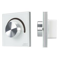 Arlight 028424 Панель SMART-P90-DIM-G-IN White (230V, Rotary, 2,4G) (Arlight, IP20 Пластик, 5 лет) 028424