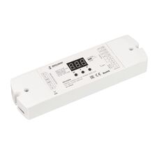 Arlight 037440 INTELLIGENT ARLIGHT Декодер SMART-DMX512-204-62-RGBW-RDM-SUF (12-48V, 4x150-500mA) (IARL, IP20 Пластик, 5 лет) 037440