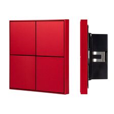 Arlight 039668 INTELLIGENT ARLIGHT Кнопочная панельNX-304-23-IN Rose Red (BUS, Frame) (IARL, IP20 Металл, 2 года) 039668