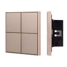 Arlight 039669 INTELLIGENT ARLIGHT Кнопочная панельNX-304-23-IN Champagne (BUS, Frame) (IARL, IP20 Металл, 2 года) 039669