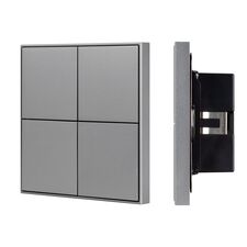 Arlight 038402 INTELLIGENT ARLIGHT Кнопочная панельNX-304-23-IN Grey (BUS, Frame) (IARL, IP20 Металл, 2 года) 038402