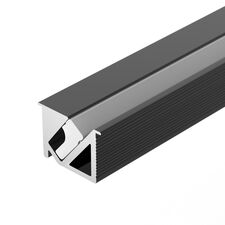 Arlight 044084 Профиль SL-BEVEL-H10-F14-2000 ANOD BLACK (Arlight, Алюминий) 044084