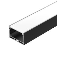 Arlight 027988 Профиль с экраном SL-LINE-4932-2500 BLACK+OPAL (Arlight, Алюминий) 027988