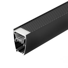 Arlight 044885 Профиль LINE-5075-U-HONEYCOMB-2000 BLACK (Arlight, Алюминий) 044885