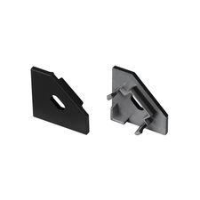 Arlight 049432 Заглушка SL-KANT-H18 FLAT BLACK с отверстием (Arlight, Пластик) 049432