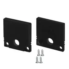 Arlight 047637 Заглушка SL-SLIM20-H20 BLACK с отверстием  (Arlight, Пластик) 047637