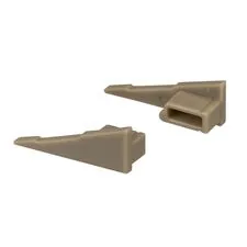 Arlight 038810 Комплект заглушек SL-MINI-SHELF-H8 OLIVE GREY (Arlight, Пластик) 038810