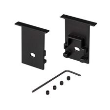 Arlight 031783 Заглушка SL-COMFORT-2542-F BLACK c отверстием (Arlight, Металл) 031783