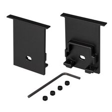 Arlight 031786 Заглушка SL-COMFORT-3551-F BLACK c отверстием (Arlight, Металл) 031786