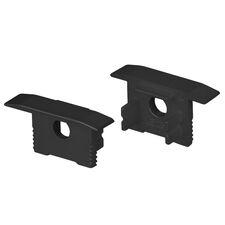 Arlight 037515 Заглушка SL-SLIM-H13M-F25 BLACK с отверстием (Arlight, Пластик) 037515