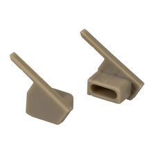 Arlight 038811 Комплект заглушек SL-MINI-SHELF-H9 OLIVE GREY (Arlight, Пластик) 038811