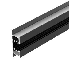 Arlight 052332 Профиль WALL-2575-DUAL-2000 ANOD BLACK (Arlight, Алюминий) 052332