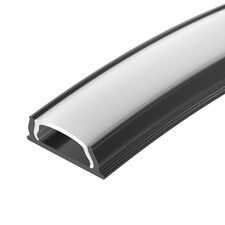 Arlight 039583 Профиль ARH-BENT-W11-2000 ANOD BLACK (Arlight, Алюминий) 039583