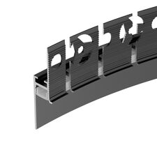 Arlight 043673 Профиль PLINTUS-FANTOM-BENT-H20-SIDE-2000 BLACK (Arlight, Алюминий) 043673