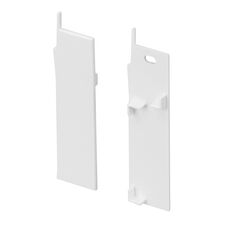 Arlight 043598 Заглушка PLINTUS-H73-F WHITE (Arlight, Пластик) 043598