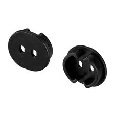 Arlight 039302 Заглушка ARH-ROUND-D20-DUAL BLACK с отверстием (Arlight, Пластик) 039302