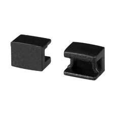 Arlight 043662 Заглушка PLINTUS-FANTOM-BENT BLACK глухая (Arlight, Пластик) 043662