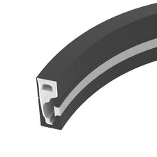 Arlight 045842 Силиконовый профиль WPH-FLEX-0616-SIDE-S9-5m FULL BLACK (Arlight, Силикон) 045842