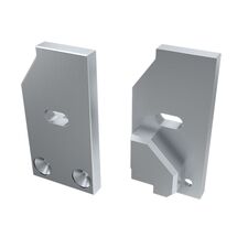 Arlight 026726 Заглушка для ALM-GLASS-6 левая с отверстием (Arlight, Металл) 026726