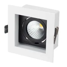 Arlight 024125 Светильник CL-KARDAN-S102x102-9W Day (WH-BK, 38 deg) (Arlight, IP20 Металл, 3 года) 024125