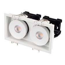 Arlight 026876 Светильник CL-SIMPLE-S148x80-2x9W Warm3000 (WH, 45 deg) (Arlight, IP20 Металл, 3 года) 026876