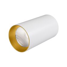 Arlight 022942 Светильник накладной SP-POLO-R85-1-15W Warm White 40deg (White, Gold Ring) (Arlight, IP20 Металл, 3 года) 022942